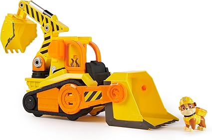 Buy Paw Patrol Rubble and Crew Bark Yard Deluxe Bulldozer Construction Truck | Yallatoys.com