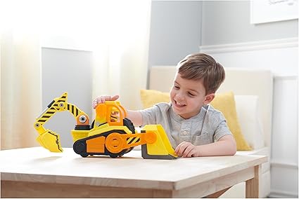 Buy Paw Patrol Rubble and Crew Bark Yard Deluxe Bulldozer Construction Truck | Yallatoys.com