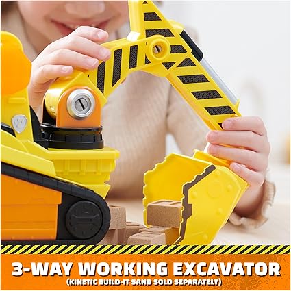 Buy Paw Patrol Rubble and Crew Bark Yard Deluxe Bulldozer Construction Truck | Yallatoys.com