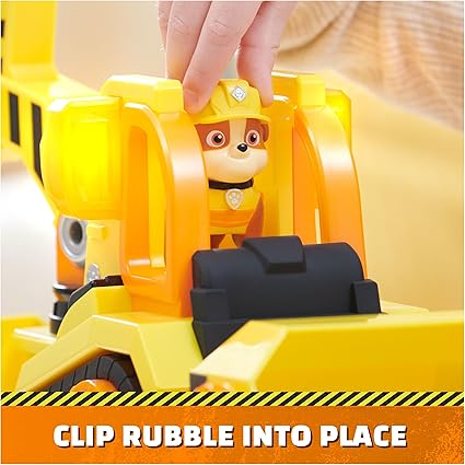 Buy Paw Patrol Rubble and Crew Bark Yard Deluxe Bulldozer Construction Truck | Yallatoys.com
