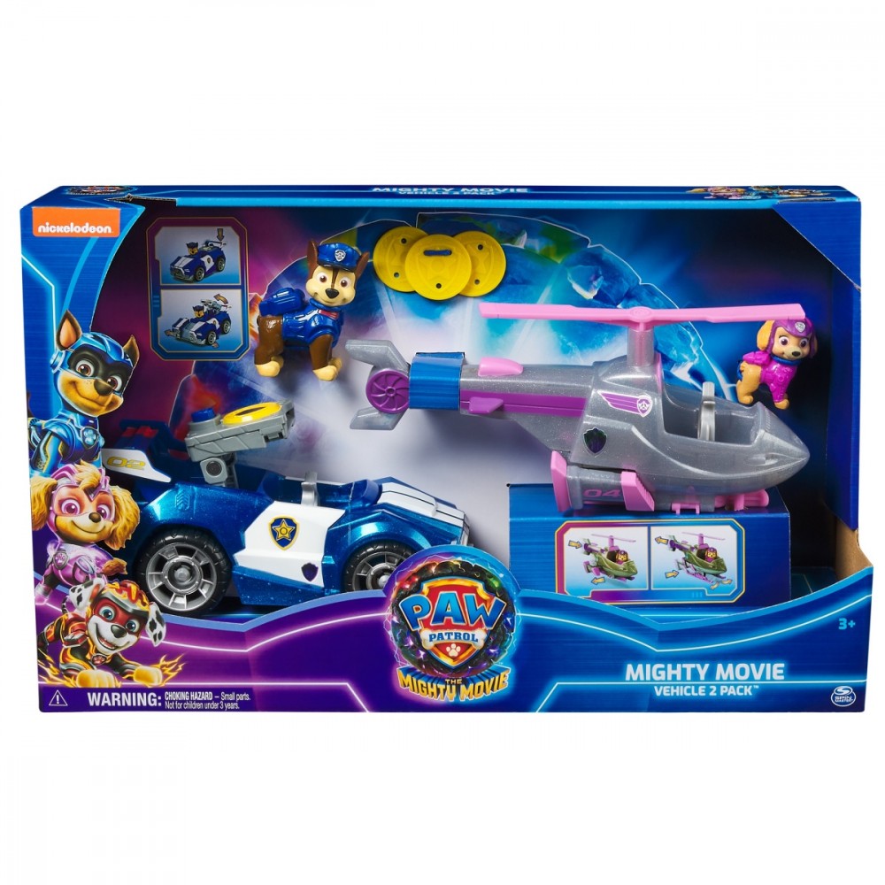 Buy Paw Patrol Movie 2 2Pack Vehicles | Yallatoys.com