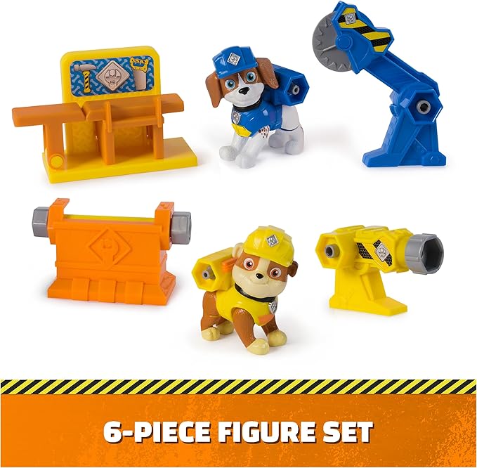 Buy Paw Patrol Rubble And Crew Figure Power Tool Pups 2PK | Yallatoys.com