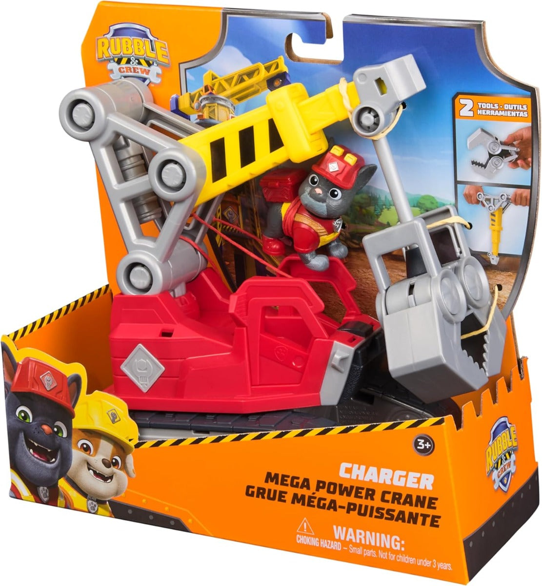 Buy Paw Patrol Rubble and Crew Chargers Mega Power Crane | Yallatoys.com