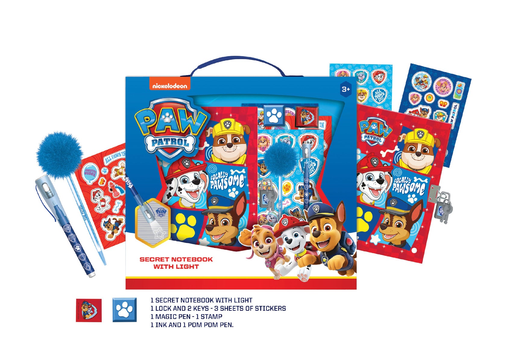 Buy Paw Patrol Secret Notebook With Light | Yallatoys.com