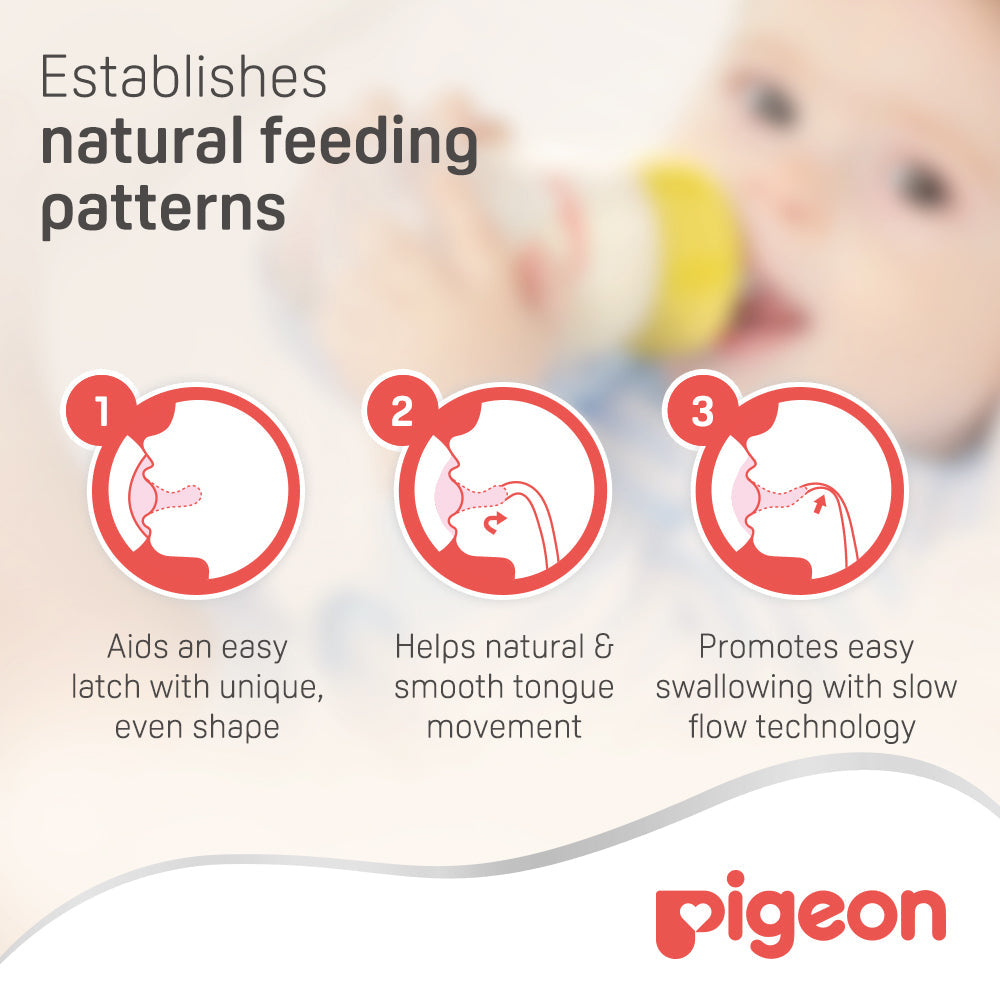 Pigeon Softouch Wn Nipple(S  2Pc Blister Pigeon Yallatoys