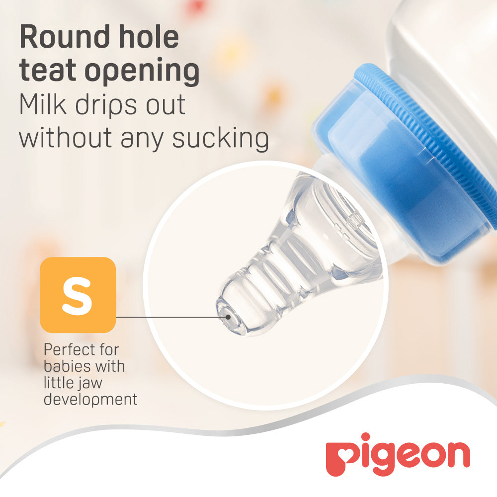 Pigeon Silicone Nipple S Type S  2Pc/Bl Card Pigeon