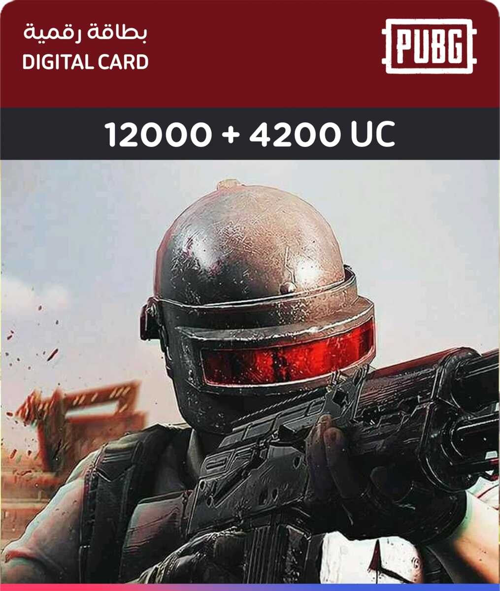 Buy PUBG Pin 12000+4200 UC | Yallatoys.com