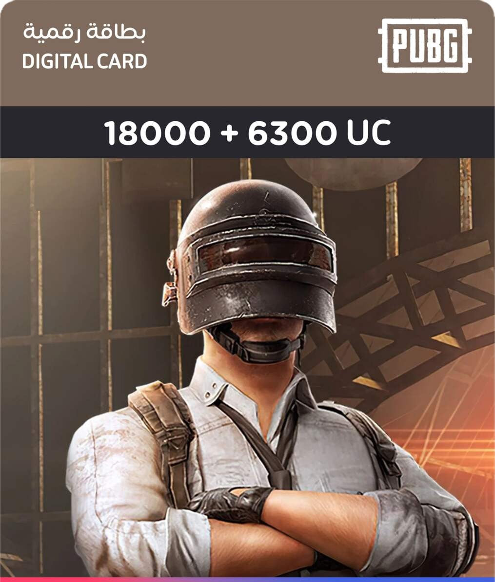 Buy PUBG Pin 18000+6300 UC | Yallatoys.com