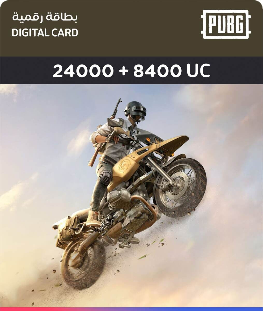 Buy PUBG Pin 24000+8400 UC | Yallatoys.com