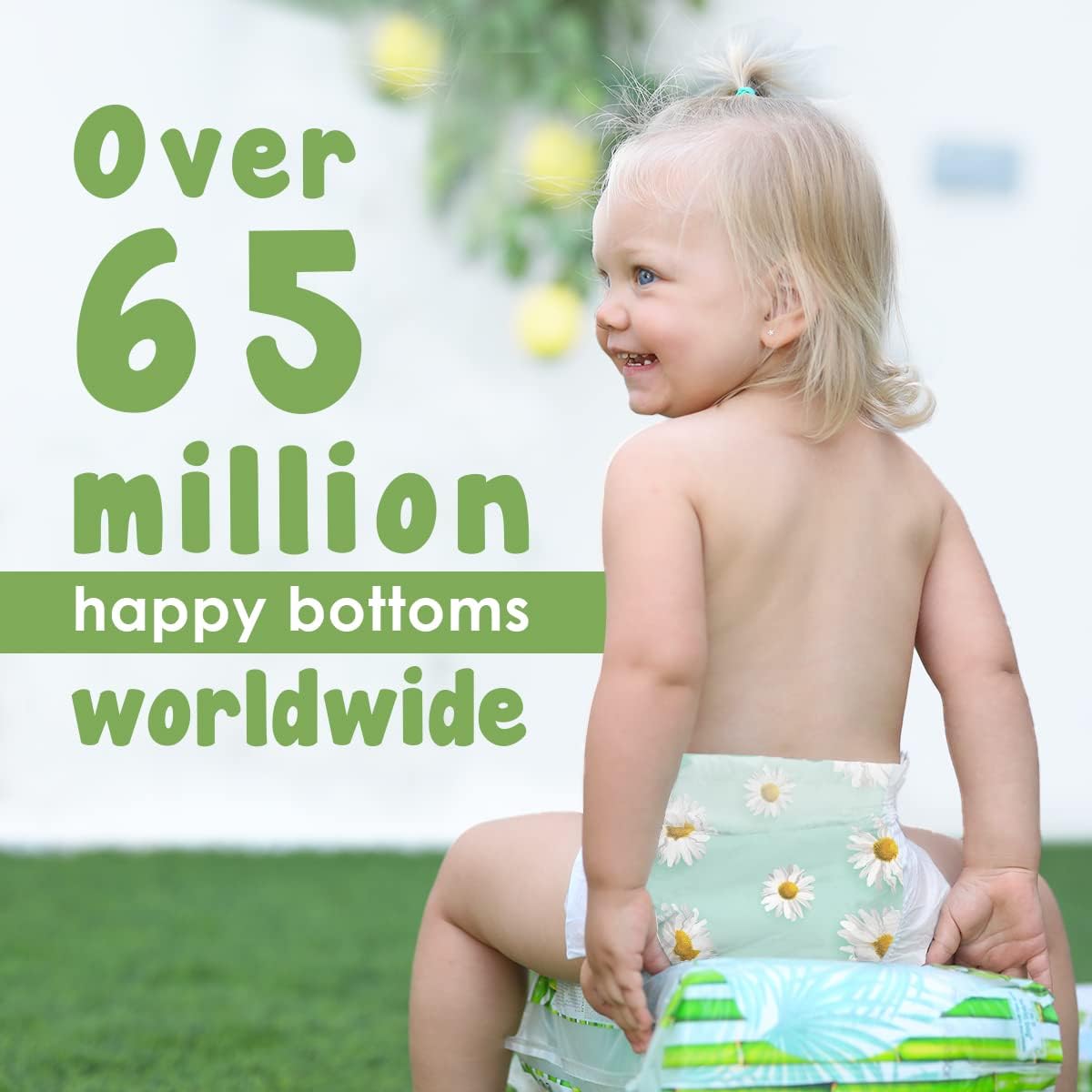 Pure Born Organic Bamboo Diaper 3  56pcs (Sold Separately Subject to Availability) Pure Born Yallatoys