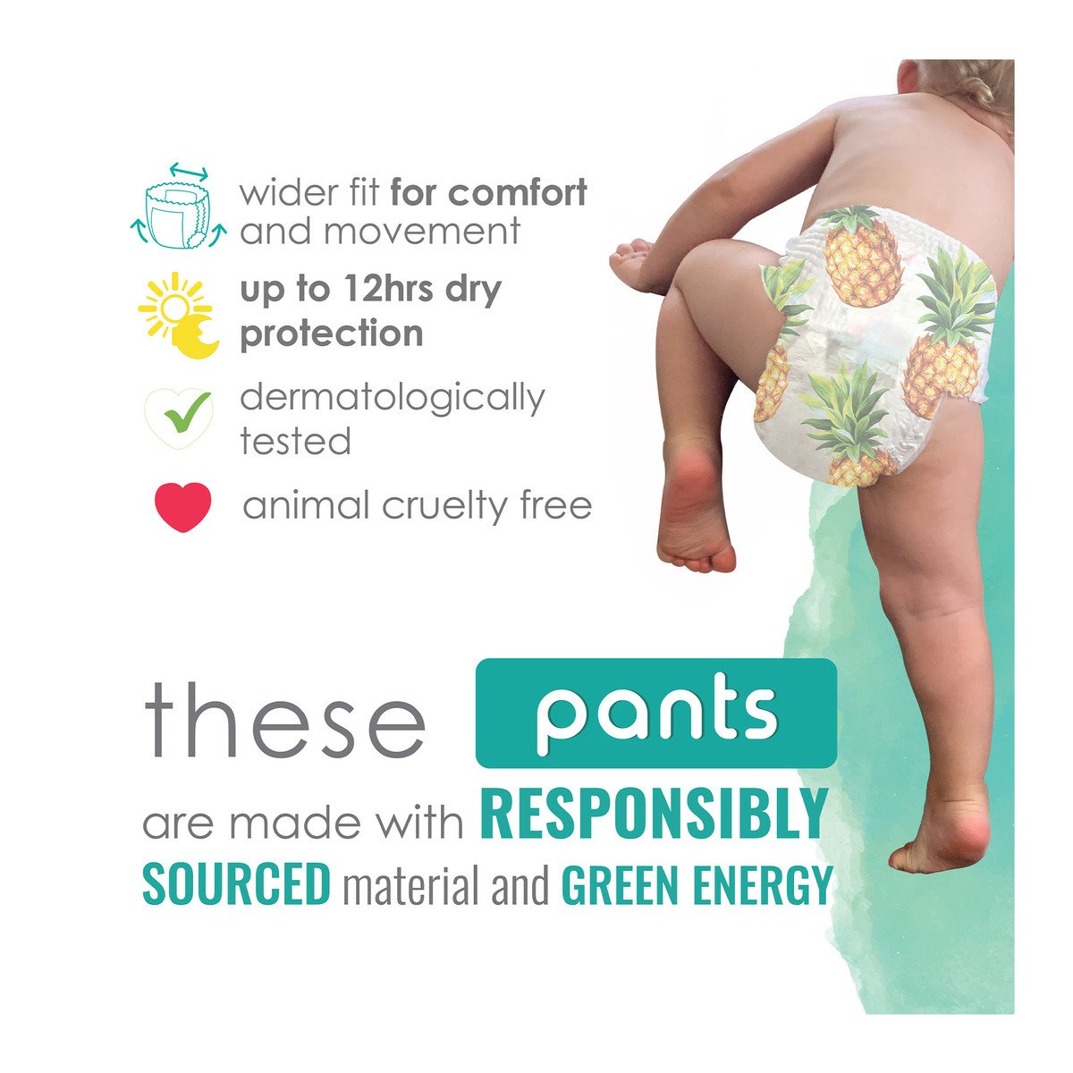 PureBorn Pants 7 16pcs (Sold Separately Subject to Availability) Pure Born Yallatoys