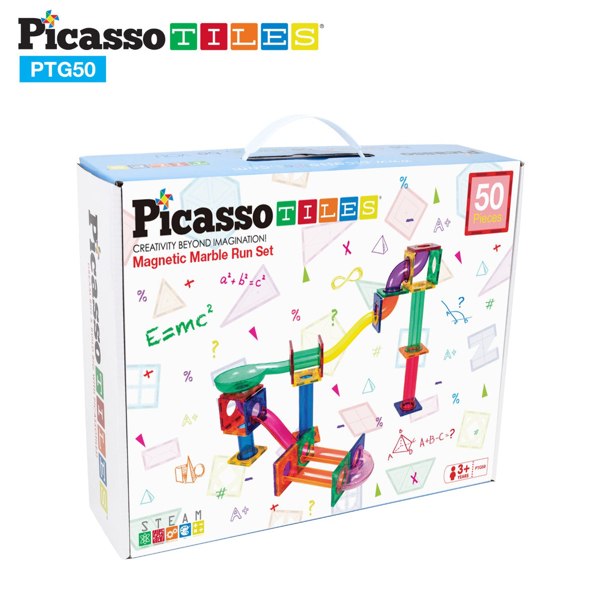 Buy Picasso Tiles Marble Run Building Blocks Set 50pcs | Yallatoys.com
