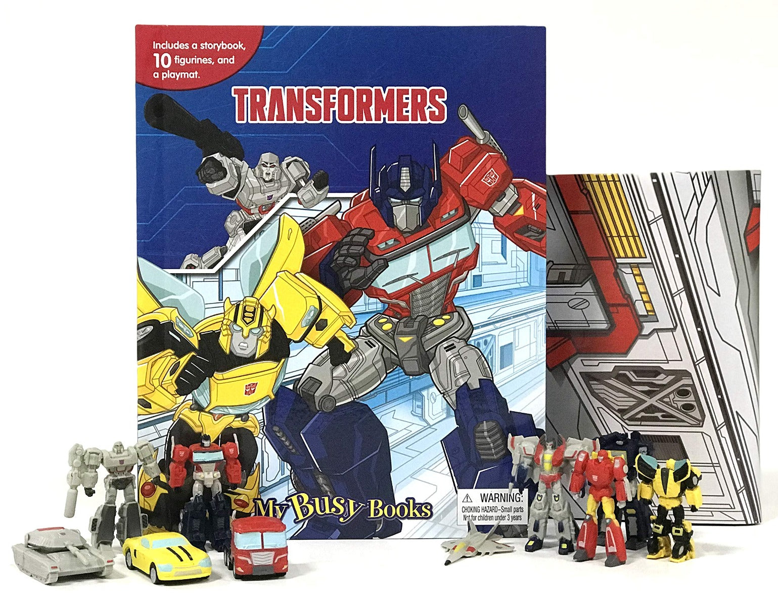 Buy Phidal Transformers My Busy Book with 10 Figurines | Yallatoys.com