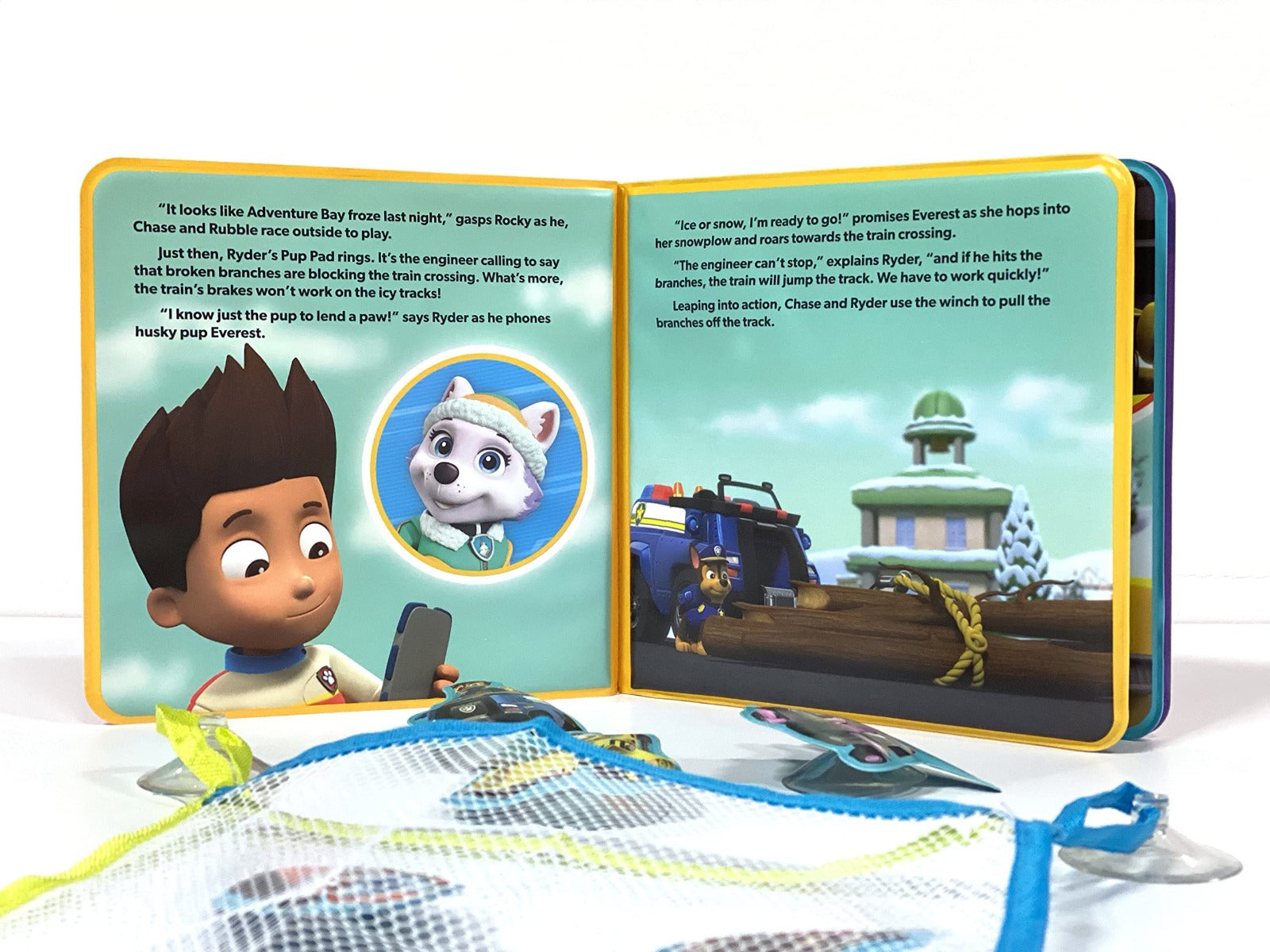 Buy Phidal Nick Paw Patrol Girls Bath Time Books with Suction Cups and Mesh Bag | Yallatoys.com