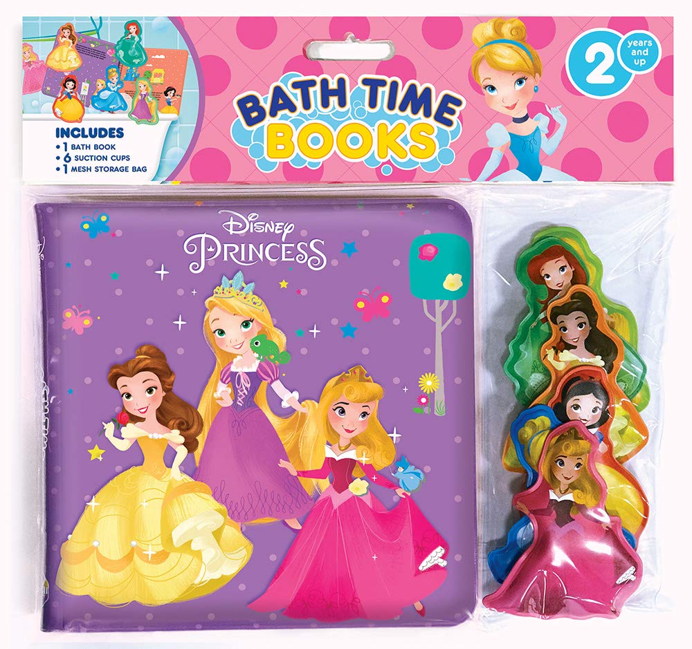 Buy Phidal Disney Princess Bath Time Books with Suction Cups and Mesh Bag | Yallatoys.com