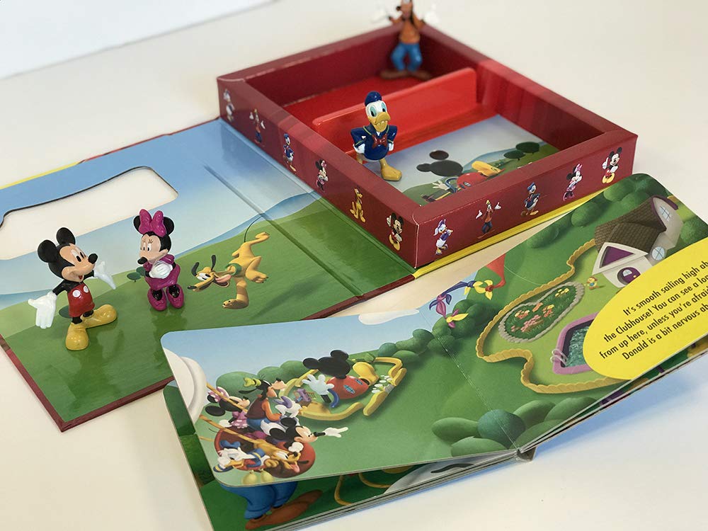 Buy Phidal Disney Junior Mickey Tattle Tales Board Book with 4 Figurines | Yallatoys.com