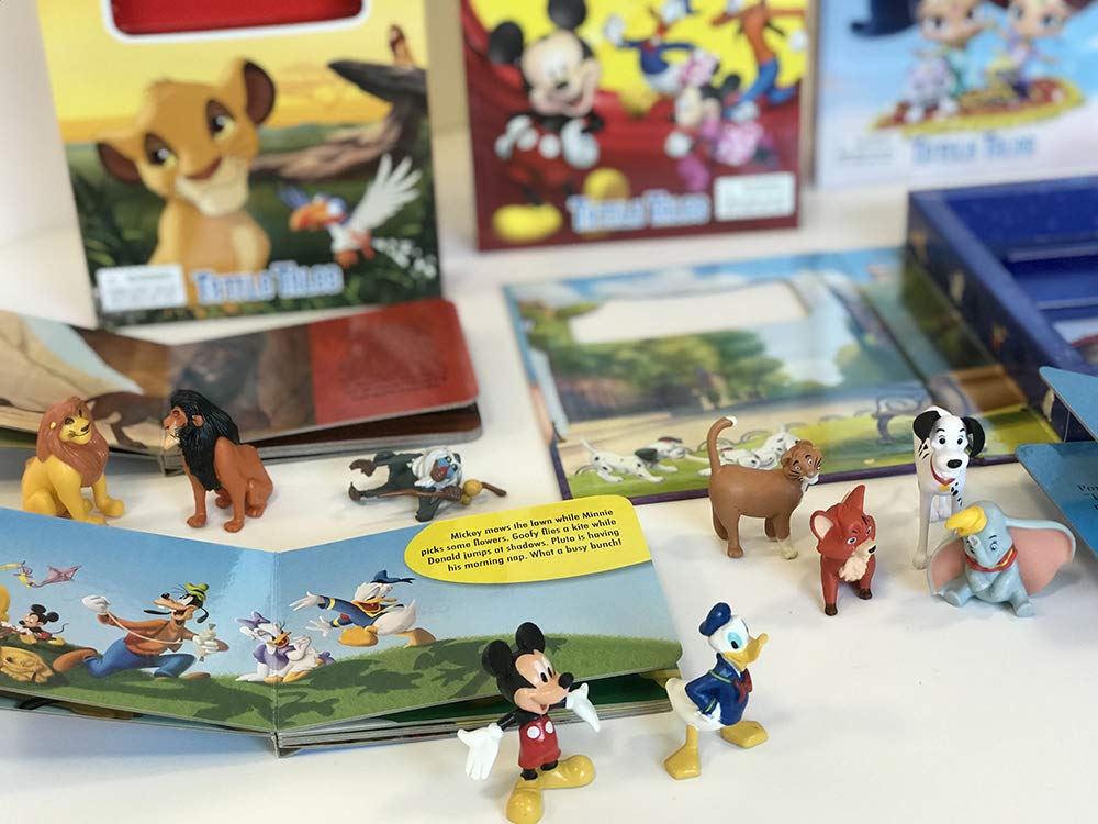 Buy Phidal Disney Junior Mickey Tattle Tales Board Book with 4 Figurines | Yallatoys.com