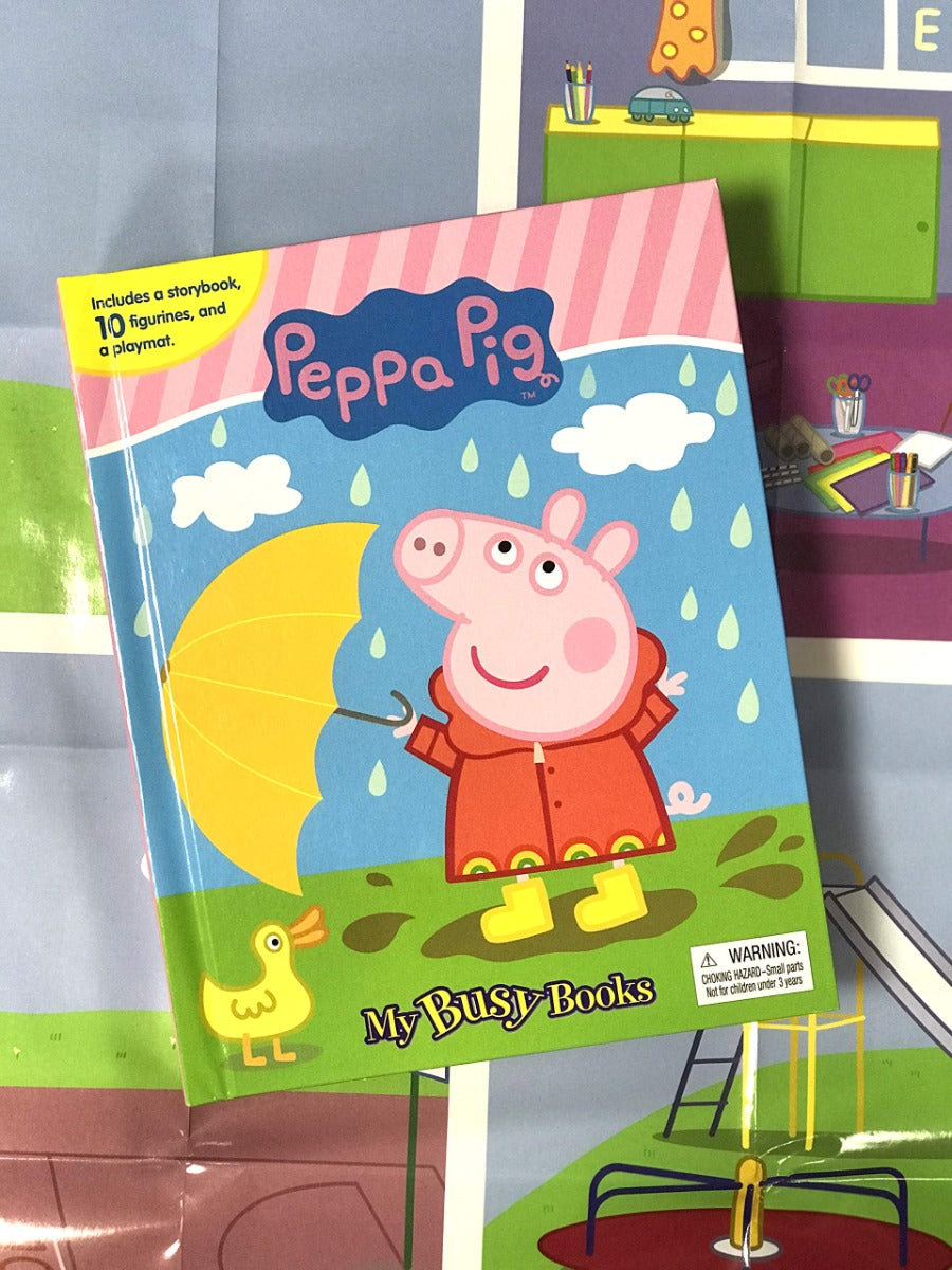 Buy Phidal Eone Peppa Pig My Busy Book 10 Figurines and a Playmat Board Book | Yallatoys.com