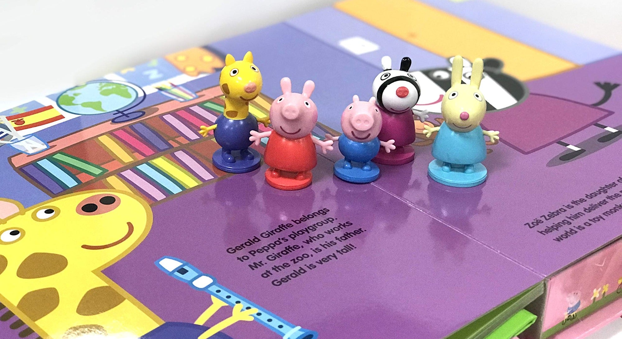 Buy Phidal Eone Peppa Pig My Busy Book 10 Figurines and a Playmat Board Book | Yallatoys.com