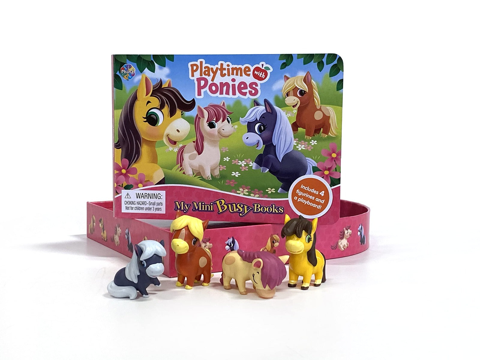 Buy Phidal Playtime Ponies Mini Busy Board book | Yallatoys.com
