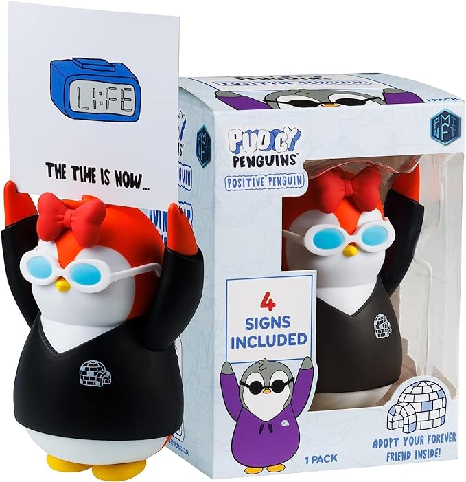 Buy Pudgy Penguins Authentic 4.5inch Good Vibes Penguin Toy (Sold Separately Subjected to Availability) | Yallatoys.com