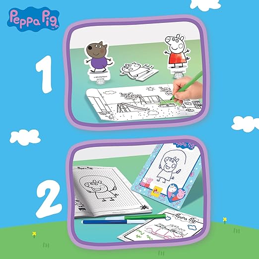 Buy Peppa Pig Colouring and Drawing School Backpack | Yallatoys.com