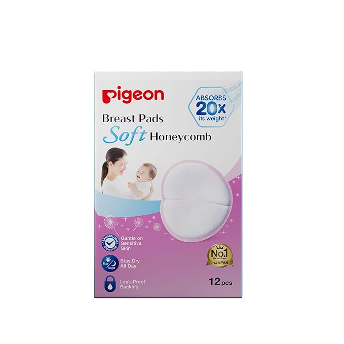 Pigeon Breast Pads Honeycomb 12Pcs Pack Pigeon Yallatoys