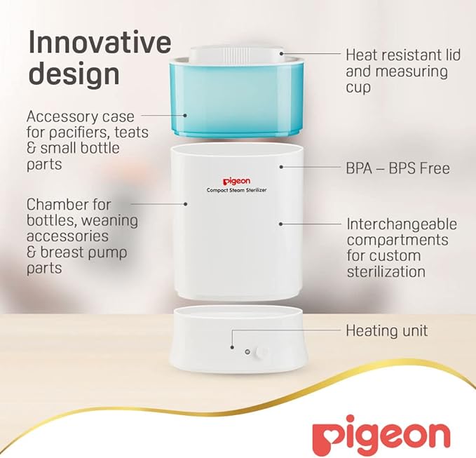 Pigeon Compact Steam Sterilizer Pigeon Yallatoys
