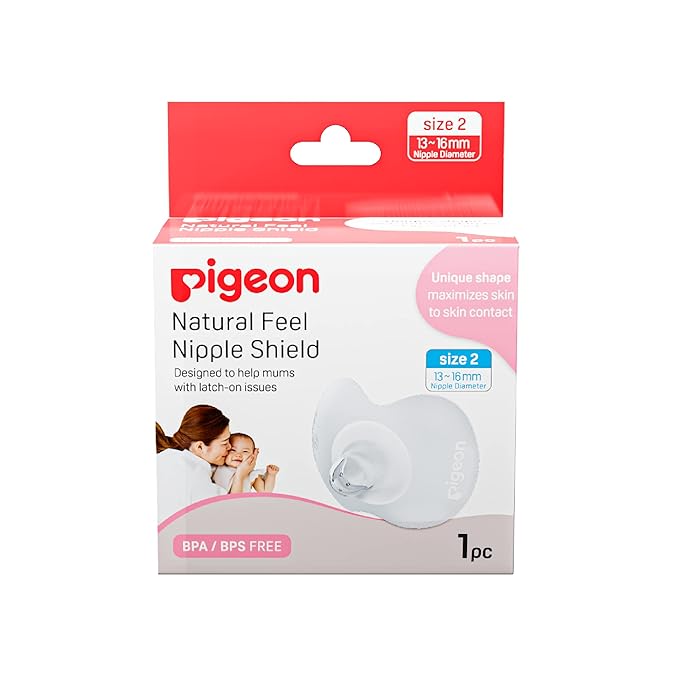 Pigeon Natural Feel Silicone Nipple Shield Size 2 Large Pigeon Yallatoys