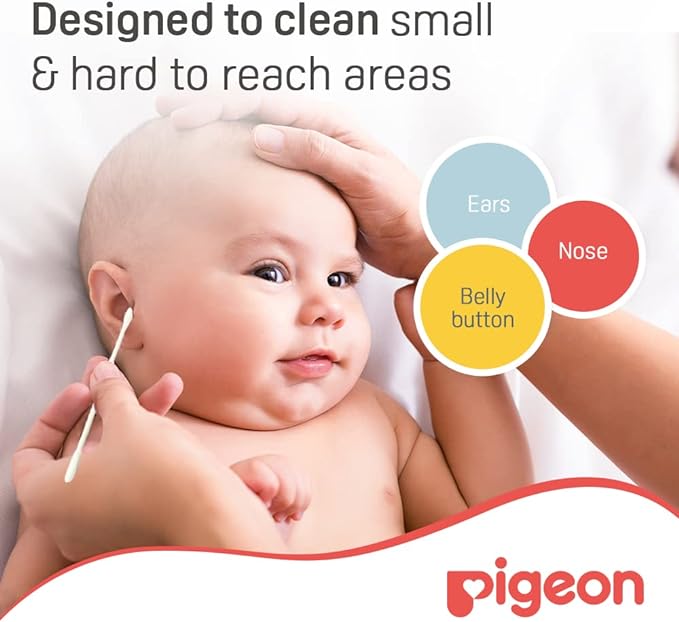 Pigeon Cotton Swabs 200 Pcs Pigeon Yallatoys