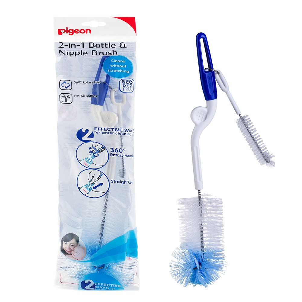 Pigeon Nylon Brush Rotary With Nipple Brush Pigeon Yallatoys