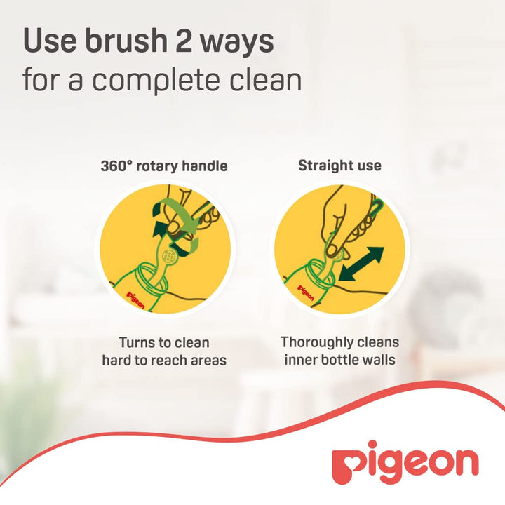 Pigeon Nylon Brush Rotary With Nipple Brush Pigeon Yallatoys