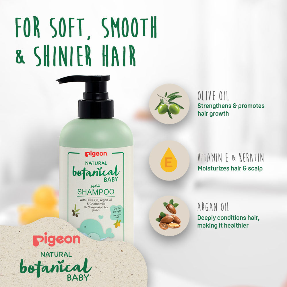 Pigeon Natural Botanical Baby Shampoo 500ml Pigeon Yallatoys