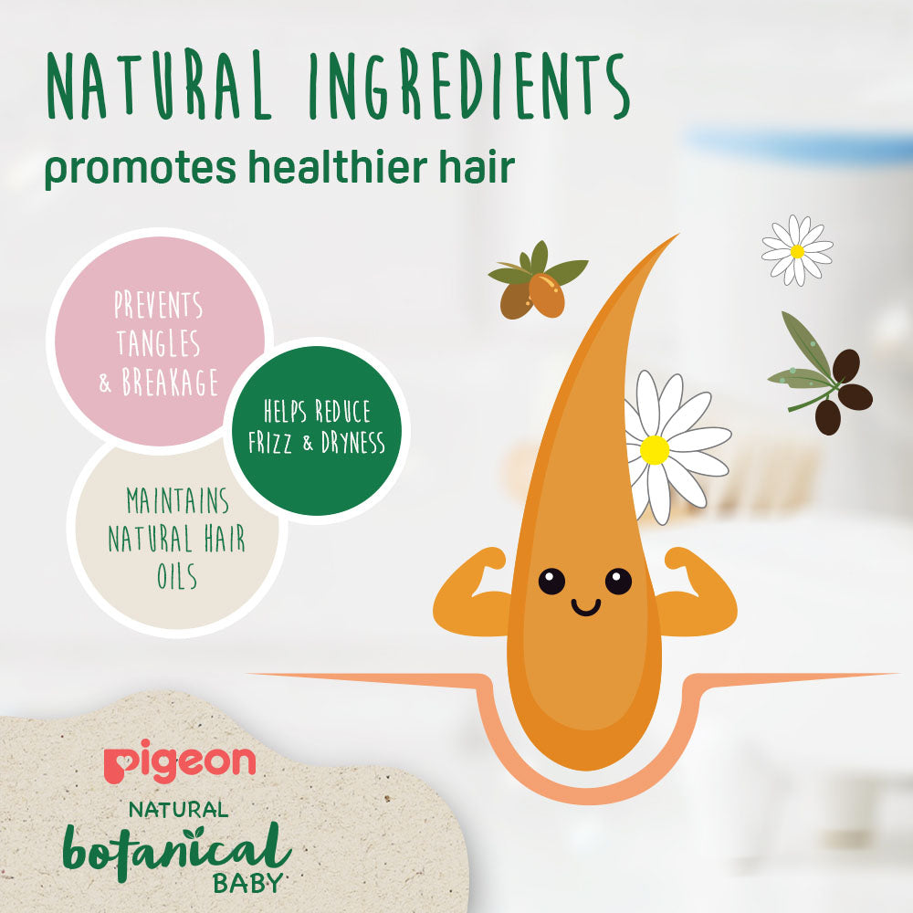 Pigeon Natural Botanical Baby Shampoo 500ml Pigeon Yallatoys