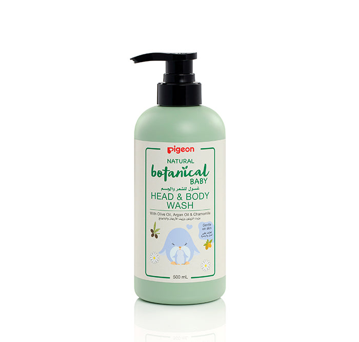 Pigeon Natural Botanical Skincare Head & Body Wash 500ml Pigeon Yallatoys
