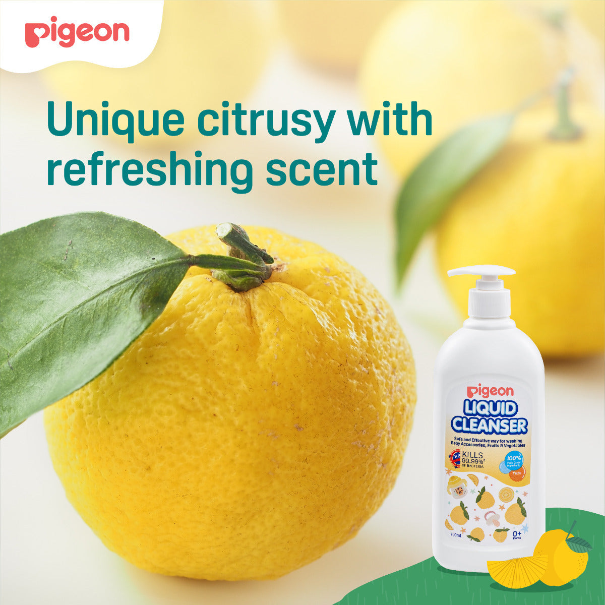 Pigeon Liquid Cleanser Yuzu 700ml Pigeon Yallatoys