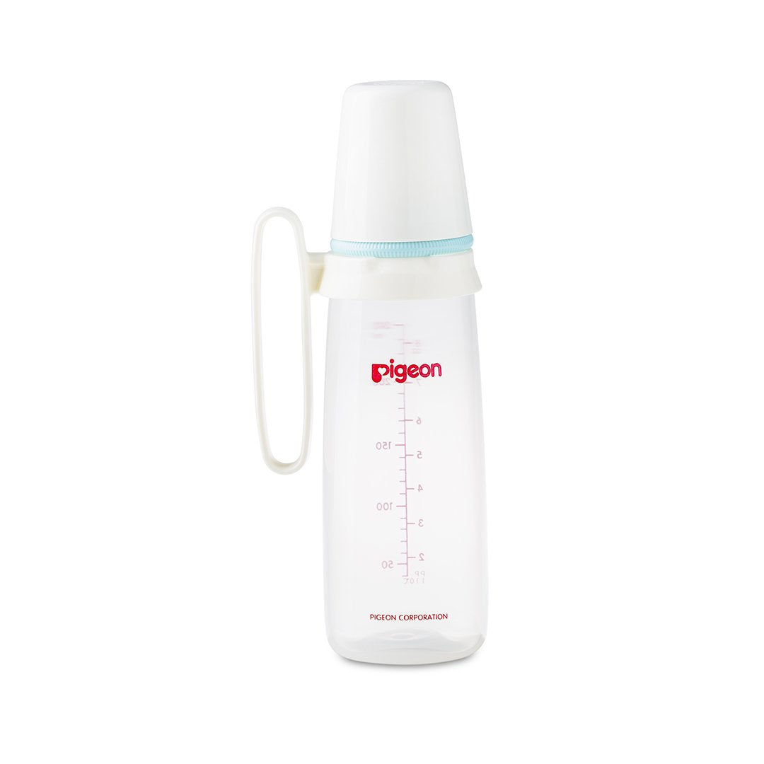 Pigeon Plastic Feeding Bottle With Handle 240ml Pigeon Yallatoys