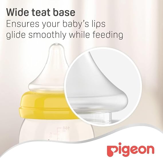 Pigeon Wide Neck Peristaltic Plus Nipple SS 2pc Blister Pigeon Yallatoys