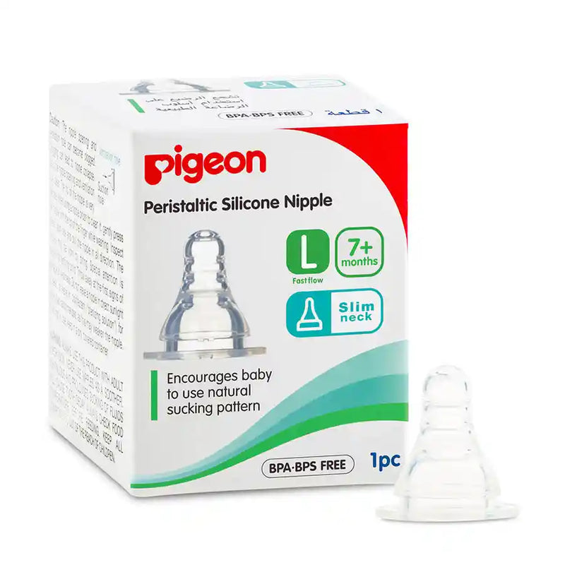 Pigeon Silicone Nipple S Type Large 1Pc Box Pigeon Yallatoys