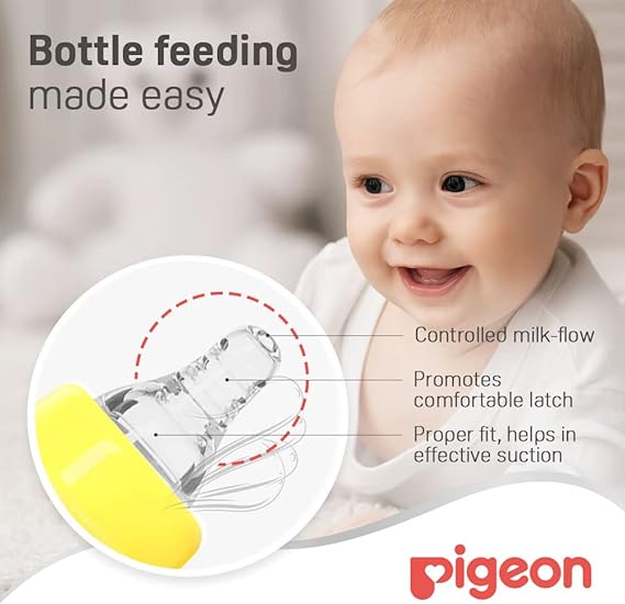Pigeon Glass Baby Bottle 50ml White Pigeon Yallatoys