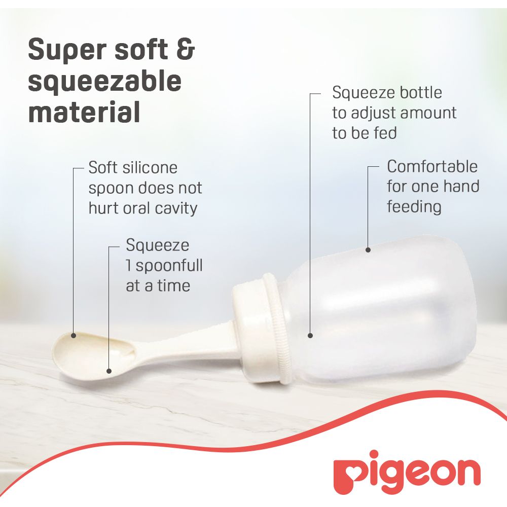 PigeonWeaning Bottle With Spoon 120Ml Pigeon Yallatoys
