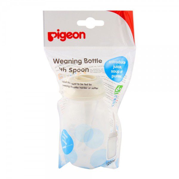 PigeonWeaning Bottle With Spoon 120Ml Pigeon Yallatoys