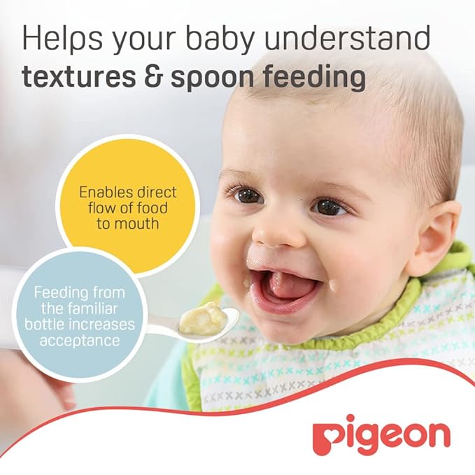 Pigeon Weaning Bottle With Spoon 240Ml Pigeon Yallatoys