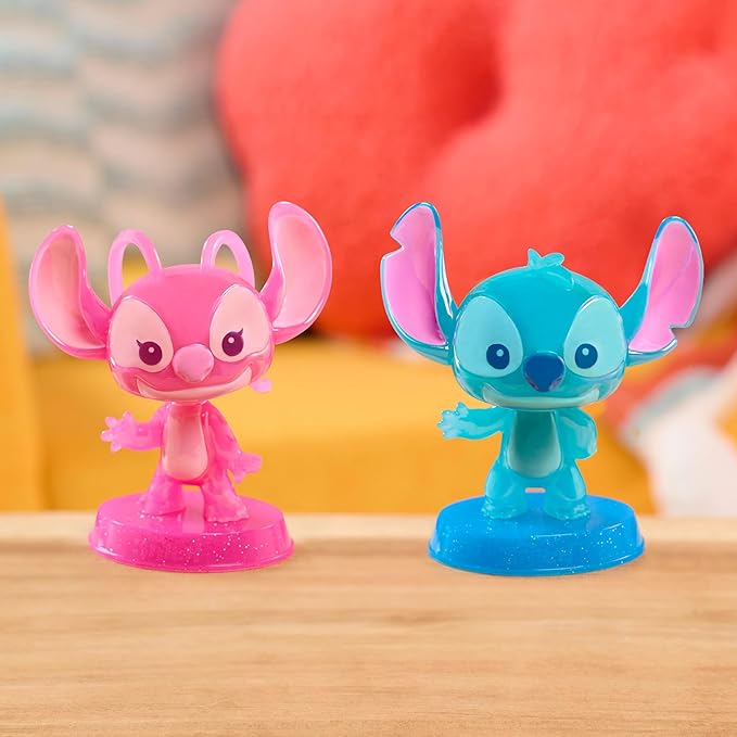 pink blue Stitch toy figure