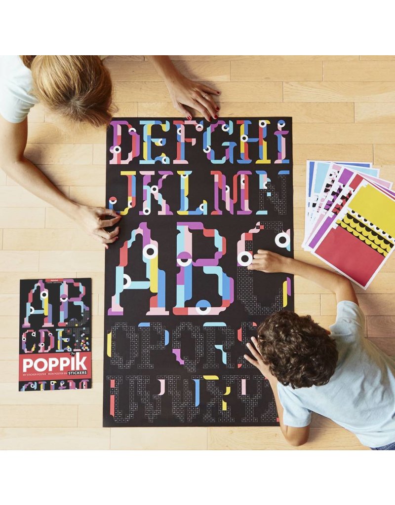 Buy Poppik Make Your Own Sticker Poster Alphabet | Yallatoys.com