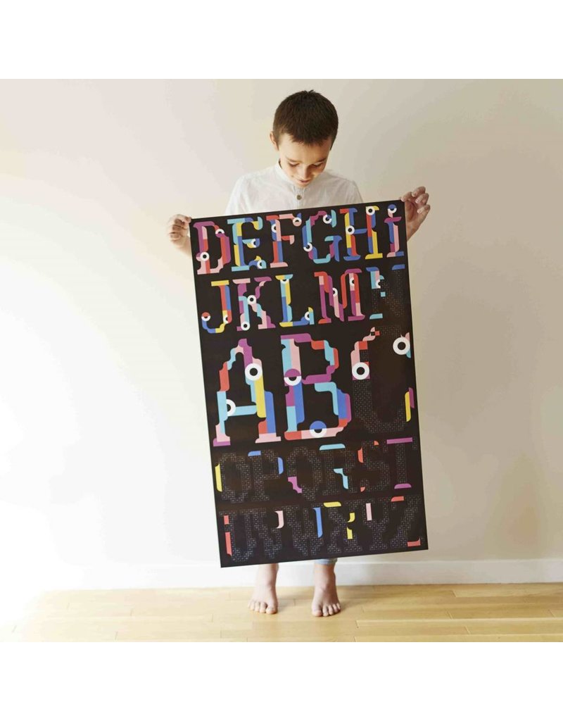 Buy Poppik Make Your Own Sticker Poster Alphabet | Yallatoys.com