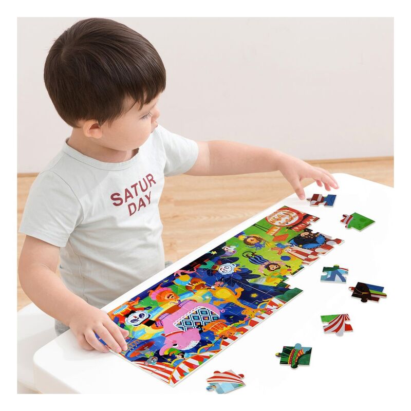 Buy Panda Juniors Level Up 3 in 1 Jigsaw Puzzle Step3 Merry Circus | Yallatoys.com