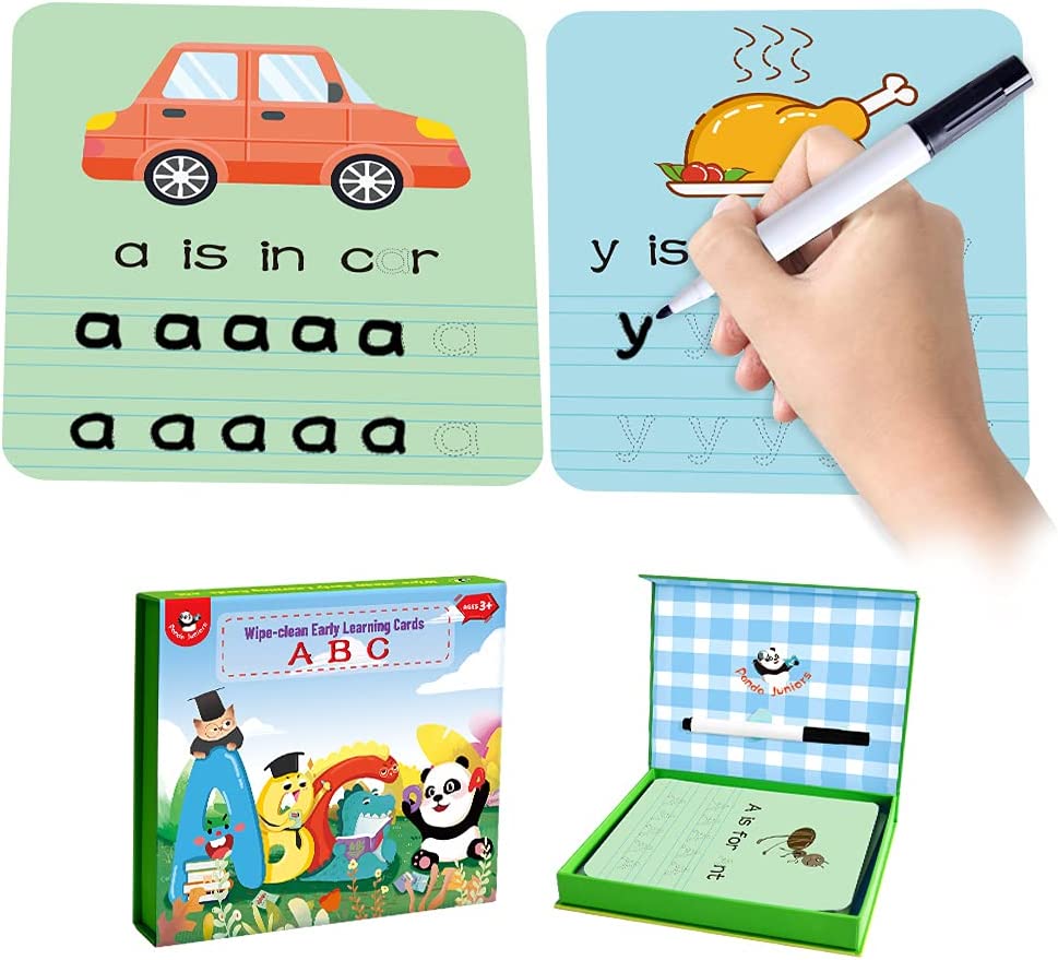 Buy Panda Juniors ABC Wipe Clean Early Learning Cards Activity Pads | Yallatoys.com