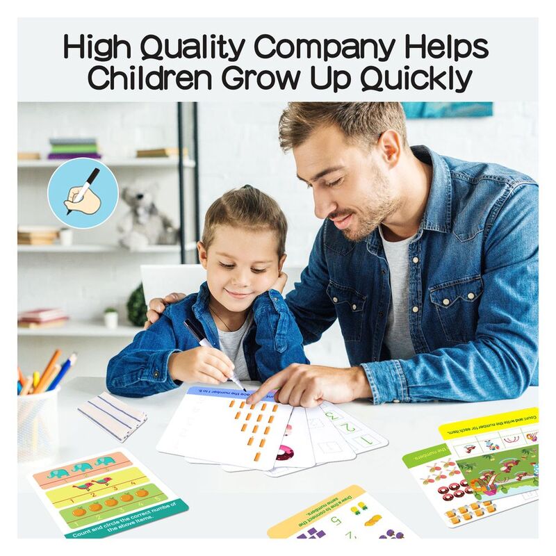 Buy Panda Juniors Numbers Wipe Clean Early Learning Cards Activity Pads | Yallatoys.com