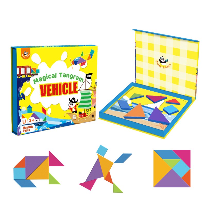 Buy Panda Juniors Tangram Puzzle Magnetic Tangram Vehicle | Yallatoys.com